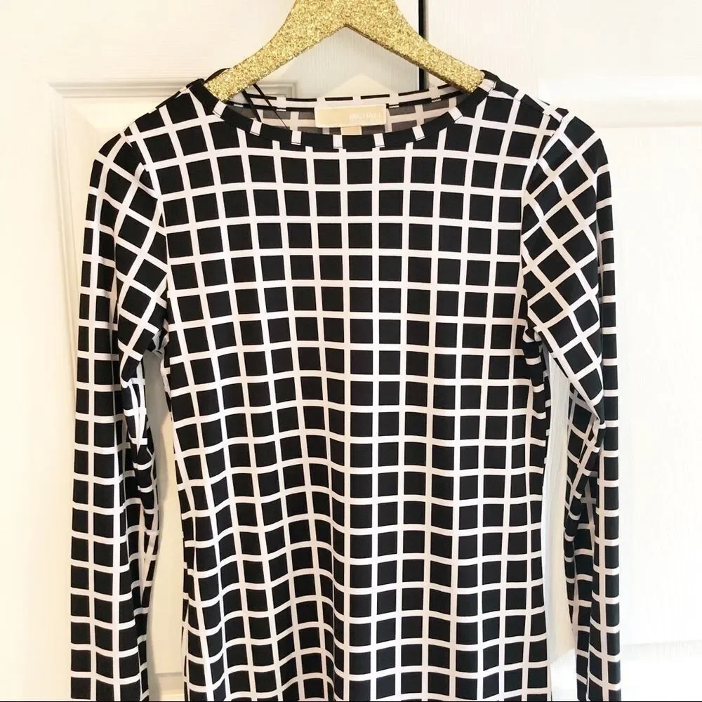 Michael Michael Kors Windowpane 3/4 Dress - Picture 3 of 7